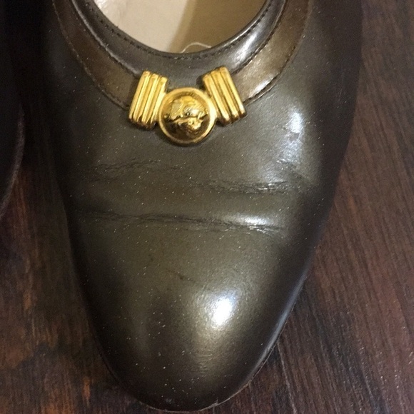 10 4A Salvatore Ferragamo Metal Grey Vintage pumps - Picture 8 of 8